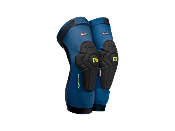 G-FORM Knieprotektor "Pro Rugged 2" SB-v Gr. XS, blau (Oberschenkel 42-46 cm / Wade 28-33 cm)