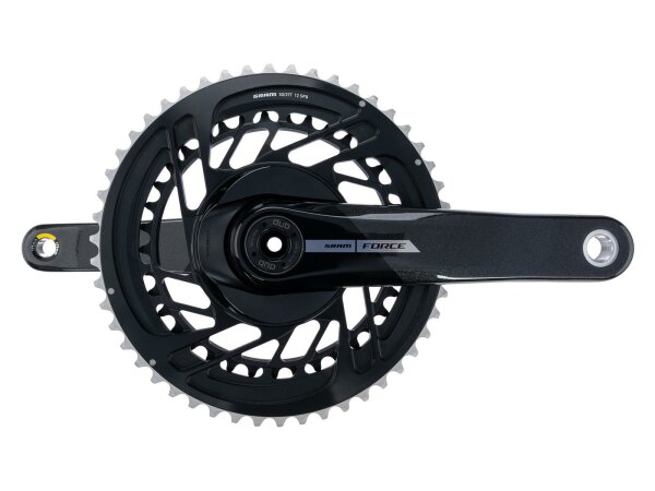 SRAM Kettenradgarnitur "Force AXS" 2-fac 37 / 50 Zähne, 175 mm Kurbellänge