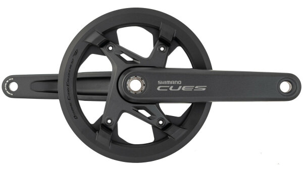 SHIMANO Kettenradgarnitur "CUES" FC-U600 42 Zähne, 175 mm Kurbellänge, Kettenlinie 50 mm, mit Kettenschutzring