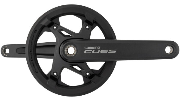 SHIMANO Kettenradgarnitur "CUES" FC-U600 40 Zähne, 175 mm Kurbellänge, Kettenlinie 50 mm, mit Kettenschutzring