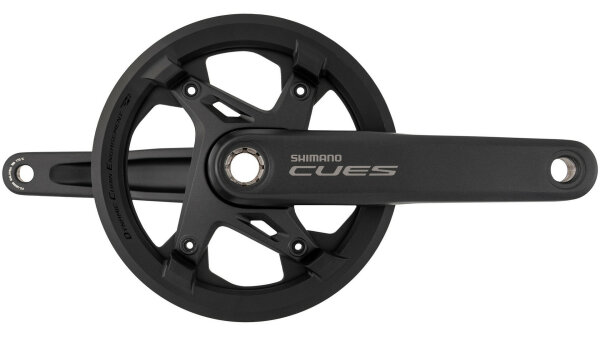 SHIMANO Kettenradgarnitur "CUES" FC-U600 40 Zähne, 170 mm Kurbellänge, Kettenlinie 50 mm, mit Kettenschutzring