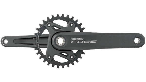 SHIMANO Kettenradgarnitur "CUES" FC-U600 32 Zähne, 175 mm Kurbellänge, Kettenlinie 52 mm, ohne Kettenschutzring