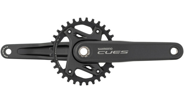 SHIMANO Kettenradgarnitur "CUES" FC-U600 32 Zähne, 170 mm Kurbellänge, Kettenlinie 52 mm, ohne Kettenschutzring