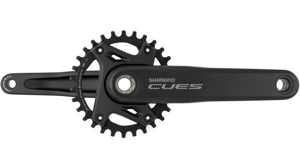 SHIMANO Kettenradgarnitur "CUES" FC-U600 30 Zähne, 170 mm Kurbellänge, Kettenlinie 52 mm, ohne Kettenschutzring