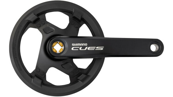 SHIMANO Kettenradgarnitur "CUES" FC-U400 40 Zähne, 170 mm Kurbellänge, Kettenlinie 50 mm, mit Kettenschutzring