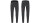 G-FORM Regenhose "Rhode Pants Mens" Schwarz, wass Gr. L, 89 bis 