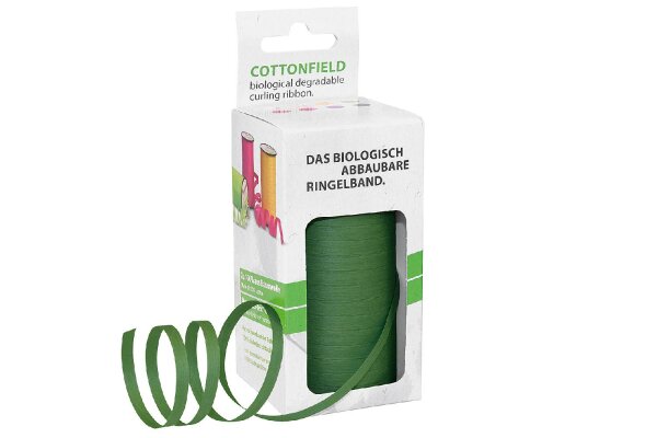 PATTBERG Ringelband Cottonfield 5mmx100m tannengrün