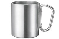 WESTMARK Tasse mit Karabinerhenkel Edelstahl 300ml