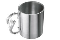 WESTMARK Tasse mit Karabinerhenkel Edelstahl 300ml