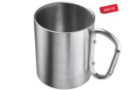 WESTMARK Tasse mit Karabinerhenkel Edelstahl 300ml