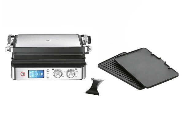 BRAUN Kontaktgrill CG9040 2000W Edelstahl schwarz