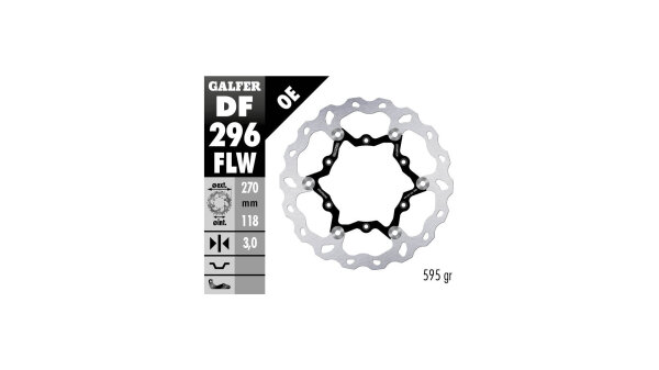 GALFER Wave Bremsscheibe "DF296" Typ FLW - Offroad schwimmend