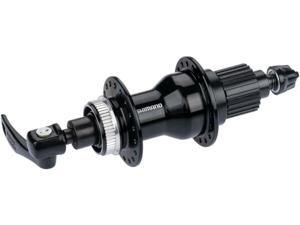 SHIMANO Kassetten-H.R.-Nabe "FH-QC500" S 36 Loch, Einbaubreite 135 mm, 173 mm Schnellspanner