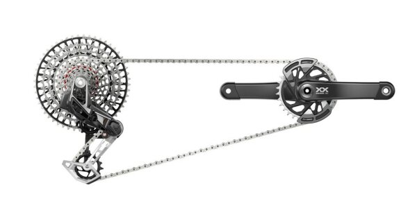 SRAM Schaltgruppen-Set "XX Eagle AXS Transmission" 170 mm Kurbell