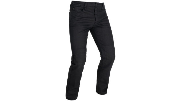 OXFORD Jeanshose "AAA Jean", Straight He Gr. 34, schwarz, kurz