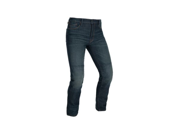 OXFORD Jeanshose "AAA Jean", Straight He Gr. 34, blau, kurz