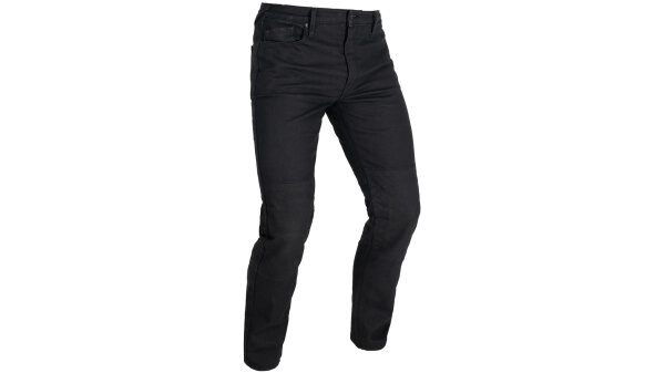 OXFORD Jeanshose "AAA Jean", Slim Herren Gr. 34, schwarz, kurz