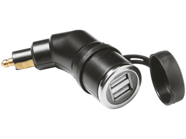 INTERPHONE Adapter 12 V-Adapter mit DIN-Stecker Zwei USB-Buchs