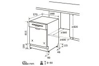 EXQUISIT EGSP9614-EB-030B Geschirrspüler inox