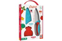 CHEFCLUB Messer für Kinder (Blau&Rot)