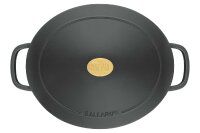 BALLARINI Cocotte Bellamonte Gusseisen oval 4,5l 29cm schwarz