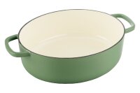 BALLARINI Cocotte Bellamonte Gusseisen oval 4,5l 29cm grün