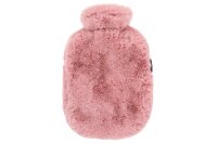 FASHY Wärmflasche mit softem Flauschbezug 2l rosa