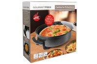 GOURMETmaxx Pizza-Pfanne elektrisch 1500W schwarz