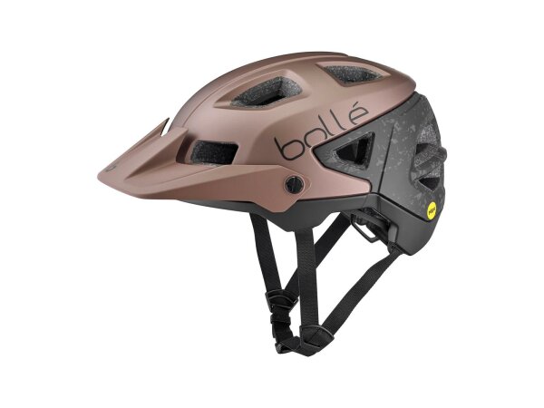 BOLLÉ MTB-Helm "Eco Trackdown Mips" Adju tungsten matte, Gr. S (52-55 cm)