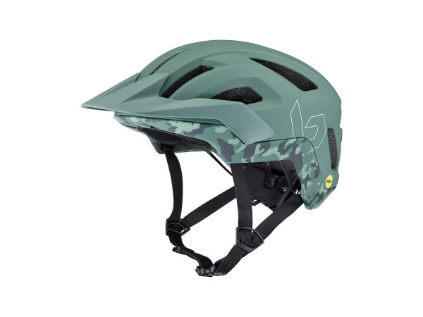 BOLLÉ MTB-Helm "Eco Adapt Mips" Adjustab sage matte, Gr. M (55-59 cm)