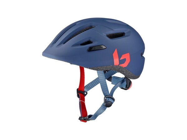 BOLLÉ Helm "Stance JR" In-Mold Konstruktion, Click navy stone mat