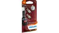 Kugellampe 24 V, 4 W BA9s, T4W PHILIPS, 2 Stück,...