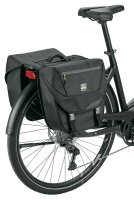 Monkey Load Doppeltasche Pannier Classic, schwarz/lime