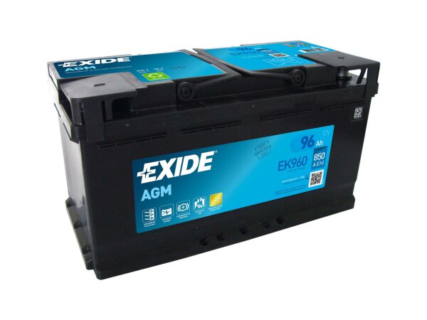 EXIDE Starterbatterie "Start-Stop AGM" F "EK960"