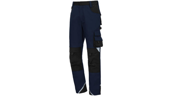 NITRAS Bundhose "Motion Tex Plus" 65% Polyester, 3 marineblau/sch