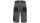 NITRAS Shorts "Motion Tex Plus" 65% Polyester, 35% grau/schwarz, 