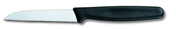 Gemüsemesser Well., Nylon schwarz