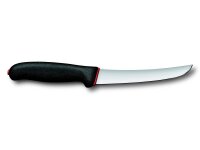 Dual Grip, Ausbeinmesser, 15cm, gerade, gebogen, schwarz/rot