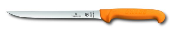 Swibo, Filetiermesser, 20cm, gerade, flex-schmal, orange, SB