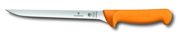 Swibo, Fischfiletiermesser, 20cm, gerade, flexibel, orange, SB