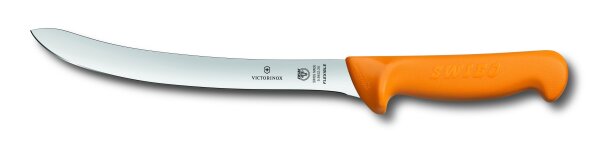 Swibo, Fischfiletiermesser, 20cm, gerade, flexibel, orange, SB