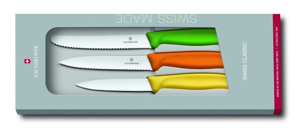 Swiss Classic, Gemüsemesser Set, 3tlg