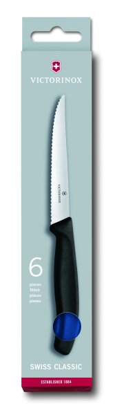 Swiss Classic Steakmesser-Set, 6-teilig, blau