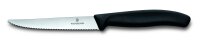 Swiss Classic, Steakmesser, 11cm, Wellen, schwarz, box20