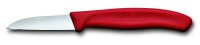 Swiss Classic, Gemüsemesser, 6cm, gerade, rot