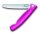 Swiss Classic, Picknick Messer, 11cm, Wellen, pink, B