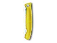 Swiss Classic, Picknick Messer, 11cm, Wellen, gelb, B