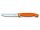 Swiss Classic, Picknick Messer, 11cm, Wellen, orange, B