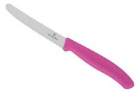 Swiss Classic, Tomaten und Tafelmesser, 11cm, Wellen, pink