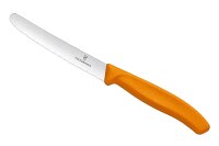 Swiss Classic, Tomaten und Tafelmesser, 11cm, Wellen, orange